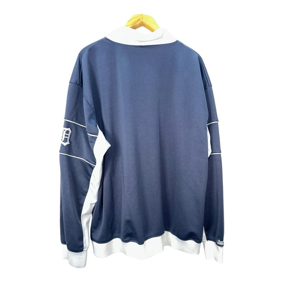 Stitches Athletic Gear Detroit Tigers XXL Men’s Navy Blue and White Jacket - Picture 4 of 12